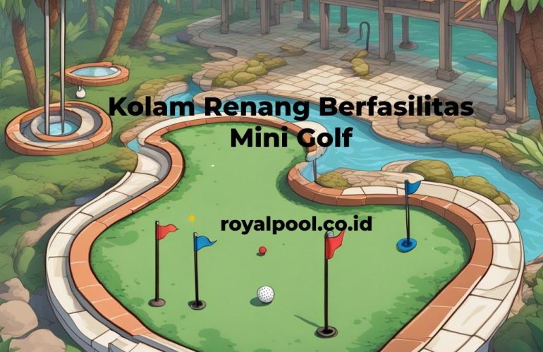 Kolam Renang Berfasilitas Mini Golf