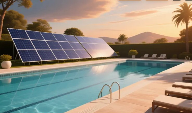 Kolam Renang Panel Surya