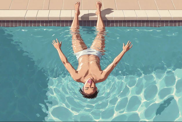 Belajar Terapung Di Atas Air