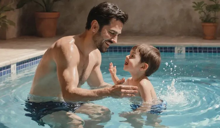 Cara Ajari Anak Berani Belajar Renang