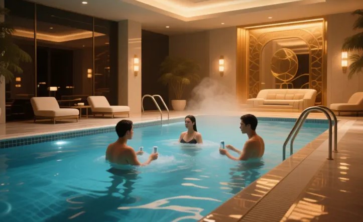 Kolam Renang Hydro Therapy Konsep Unik