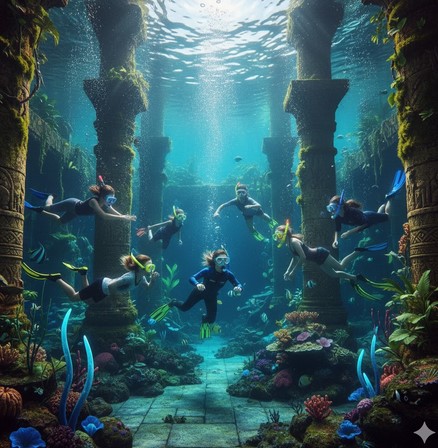 Belajar Snokling di Kolam Renang Dalam