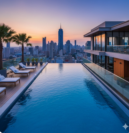 Apa Keunggulan Buat Kolam Renang Roof Top Secara Jangka Panjang ?