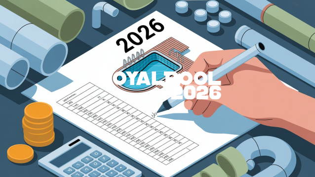 Simulasi cara menghitung budget kolam renang rumahan tahun 2026