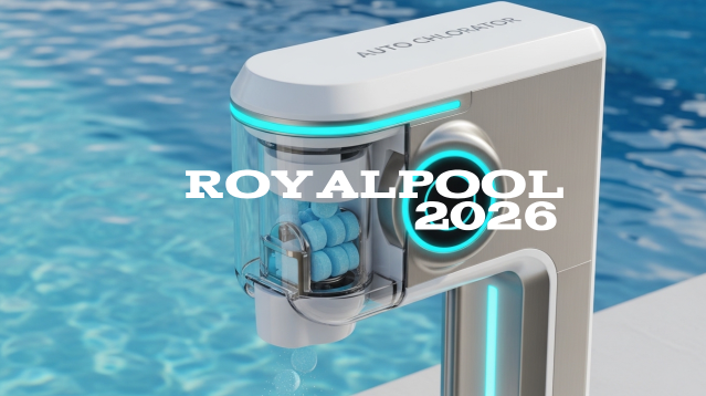 Alat auto-chlorinator pintar yang terhubung dengan sistem digital kolam renang