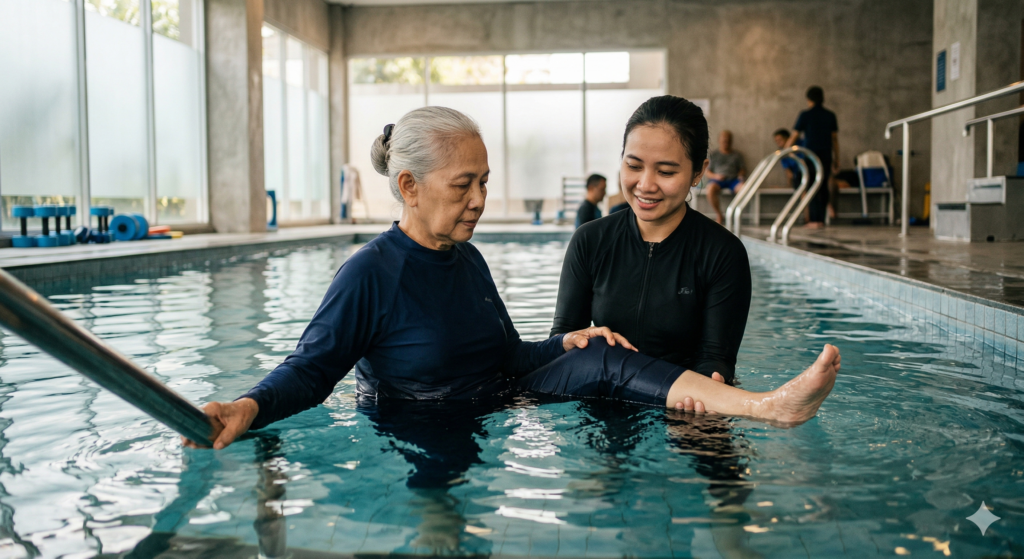 TERAPI AIR UNTUK PENYEMBUHAN NYERI SENDI DAN ARTHRITIS