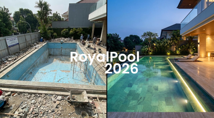 Renovasi Kolam Renang Mewah